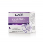 Nakts krēms sejai ar kolagēnu LABORA Collagen Recharge