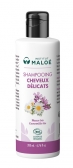 Šampūns ar malvas un kumelīšu ekstraktiem delikātai matu kopšanai organisks Délicats, 200 ml
