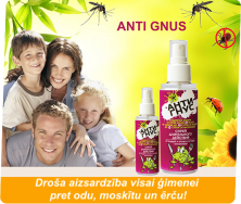Līdzekļi pret odiem un ērcēm ANTI-GNUS