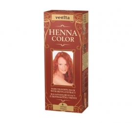 Красящий травяной бальзам для волос Henna Color Titian