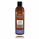 Шампунь для светлых и седых волос с платиновым эффектом Venita Henna Color Platinum