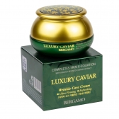 Омолаживающий крем против морщин с экстрактом черной икры Bergamo Luxury Caviar