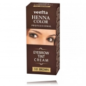 Краска для бровей на основе хны Henna Color Brown, коричневая